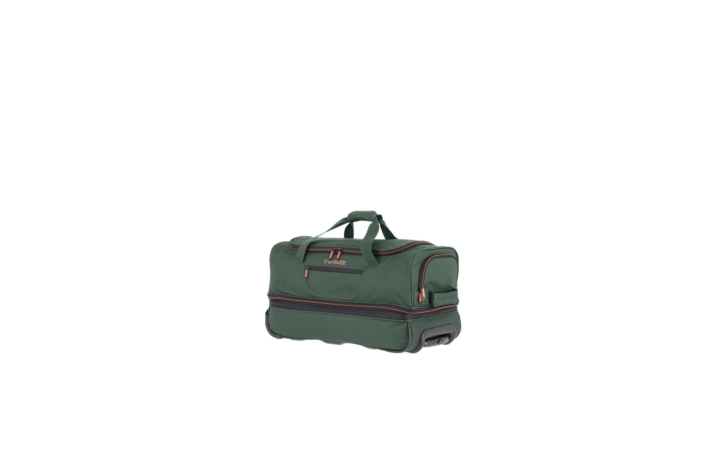 Basics Trolley Reisetasche S erweiterbar, DunkelgrünReisekoffer