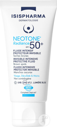 Isispharma Neotone Radiance IP50+ Fluide Intensif Protecteur Invisible Taches Brunes 30ml