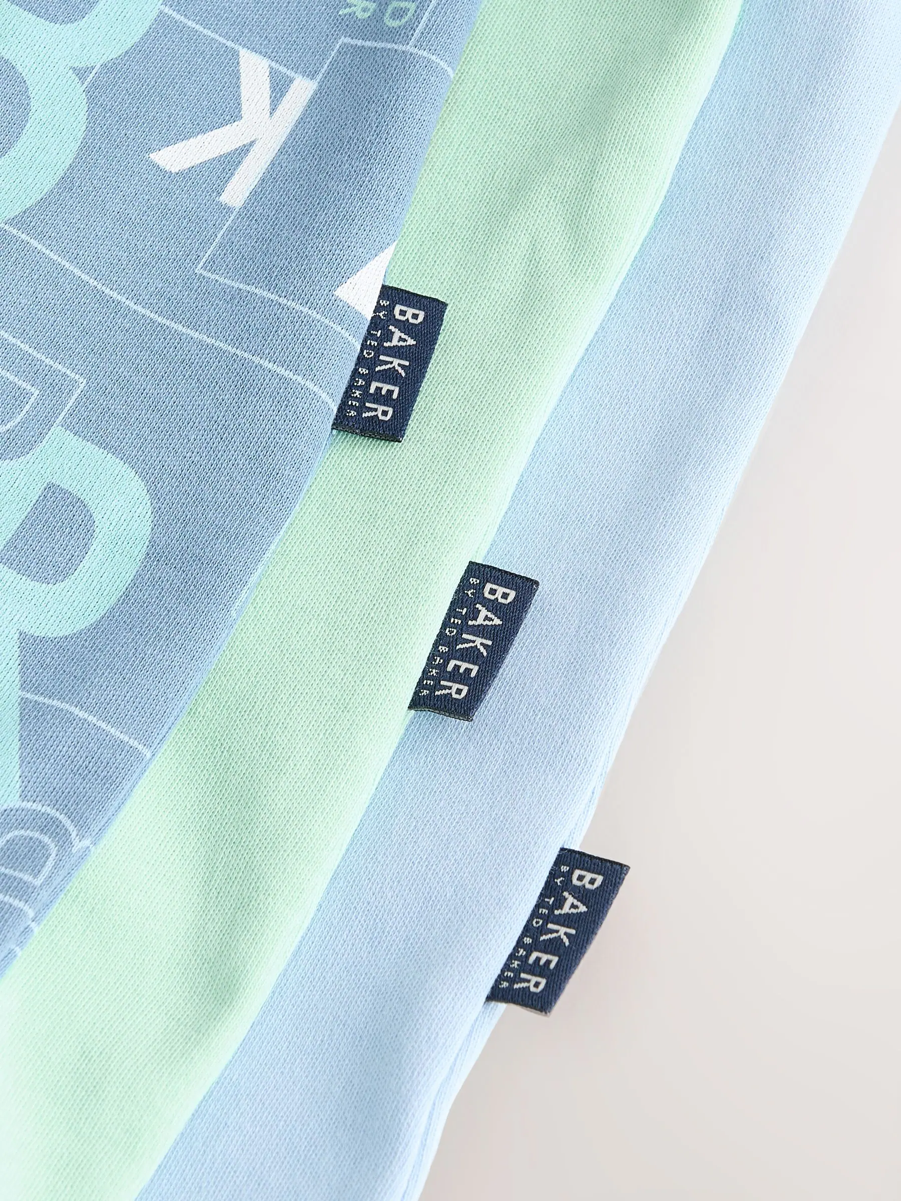 Blauw/Groen - Baker by Ted Baker 3 Pack Sleepsuits
