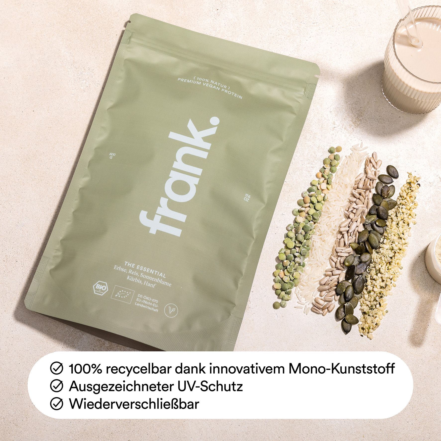 frank. The Essential - Premium Vegan Protein