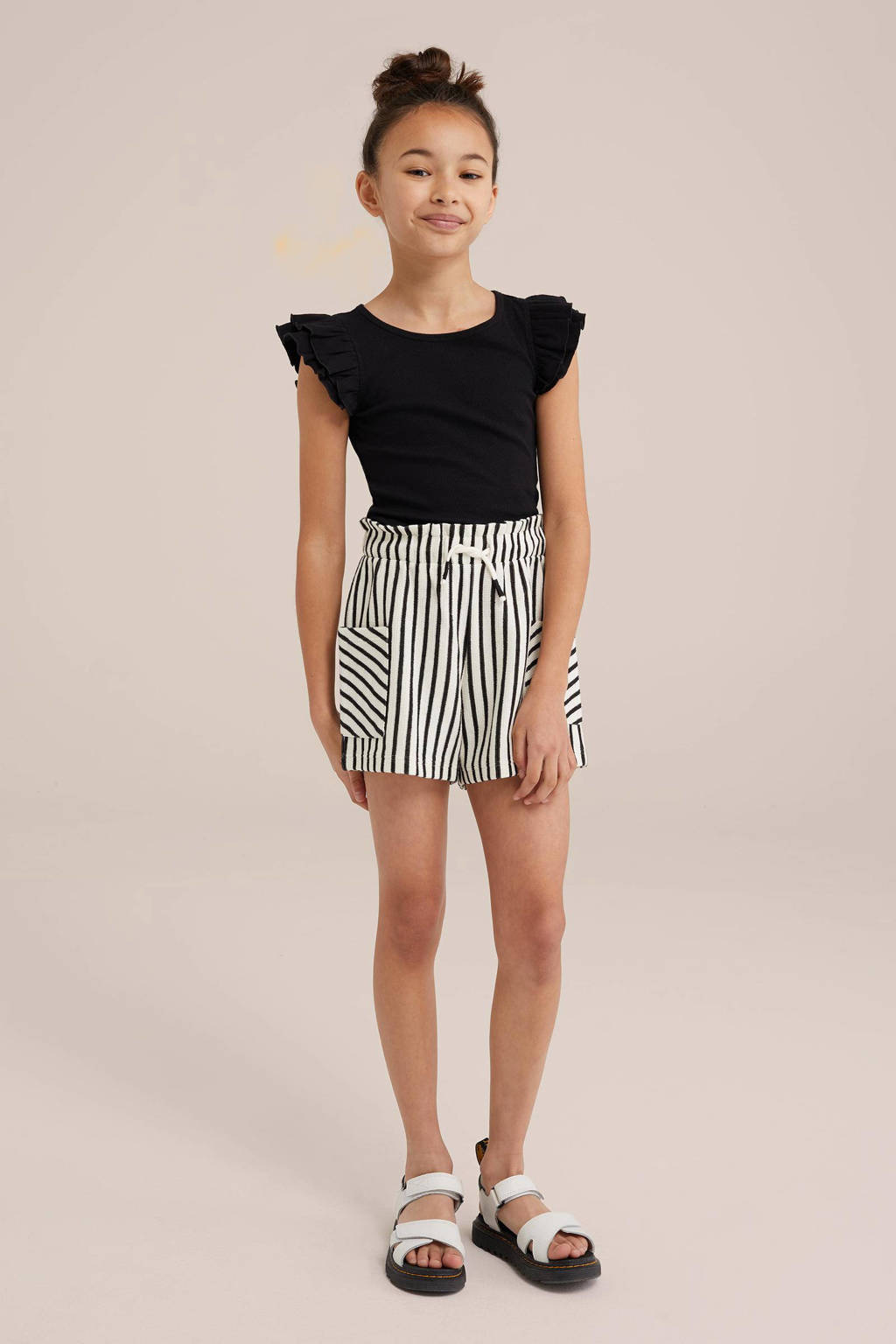 WE Fashion T-shirt zwart