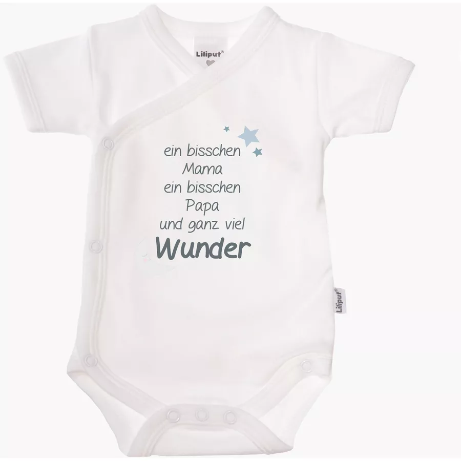 Liliput Kurzarm-Wickelbody 2er-Pack Wunder weiß