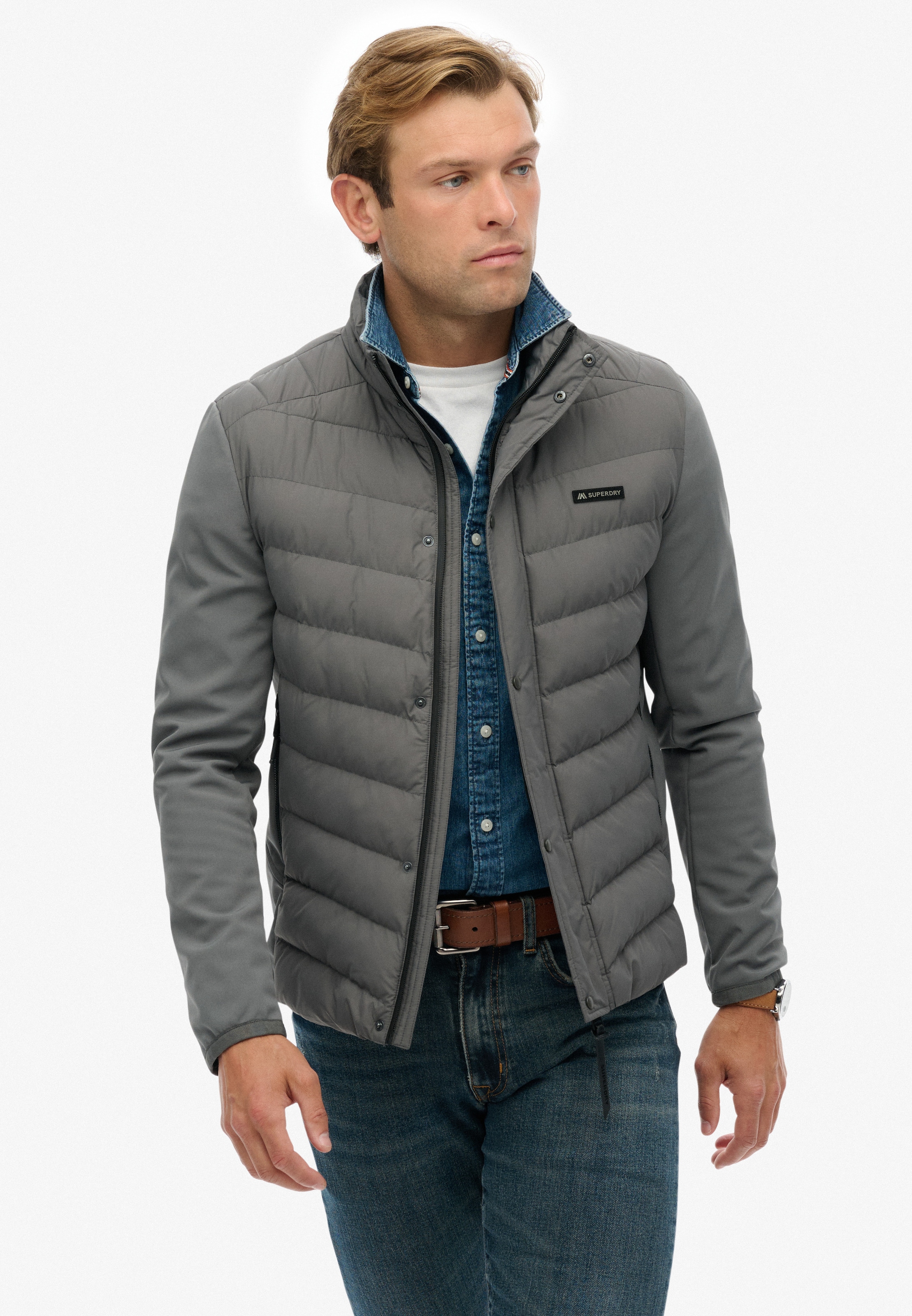 Superdry Steppjacke »STORM POPPER SOFTSHELL JKT« mit Kapuze