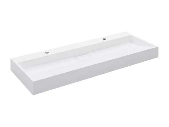 Lavabo salle de bain blanche 120 x 46 x 11 cm 02_0002637