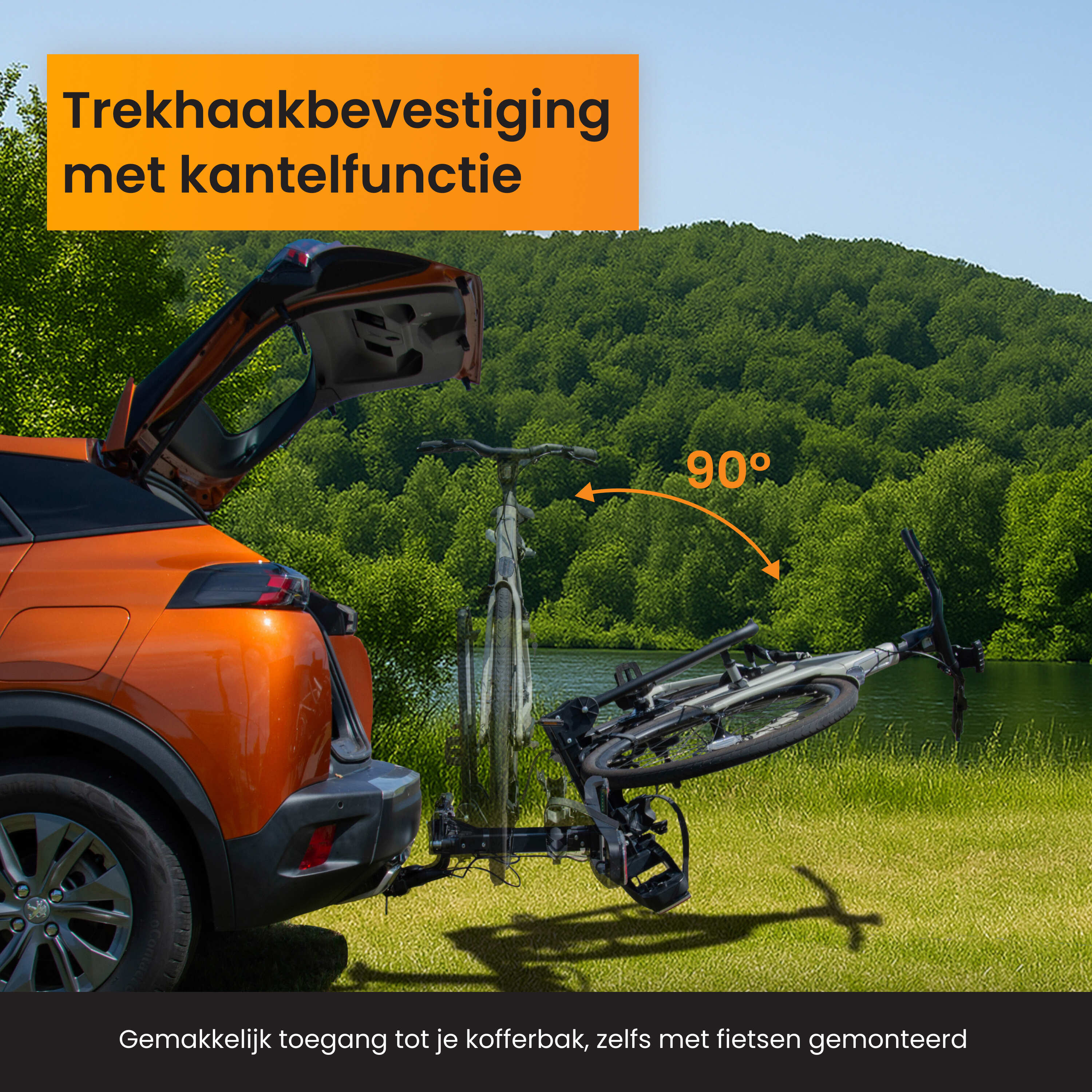 R2B auto fietsendrager - Black