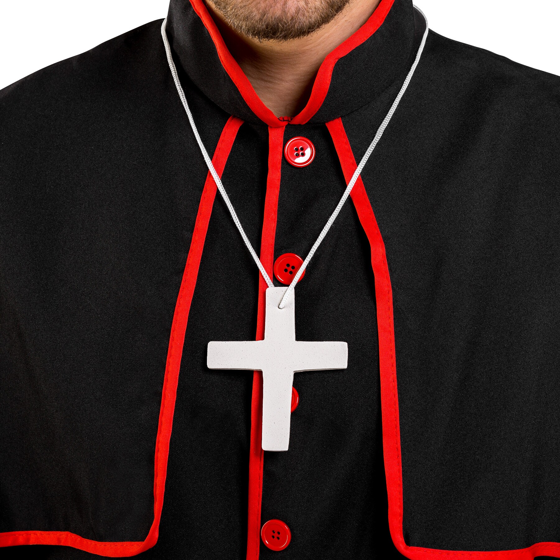 tectake® Herrenkostüm Kardinal Giovanni