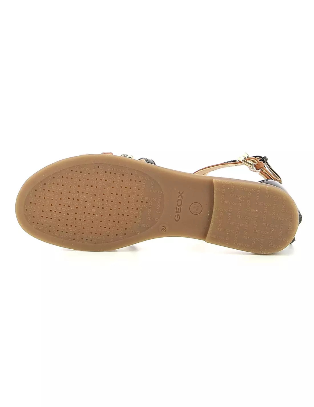 GEOX KARLY - Sandales & nu-pieds Blackcaramel