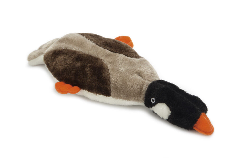 Beeztees Pluche Eend Goosy - Hondenspeeltje - Multi