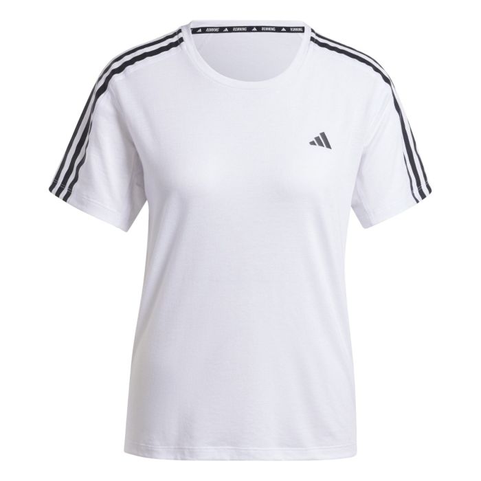 adidas Dame T-shirts Own The Run E 3-Stripes T-shirt Hvid