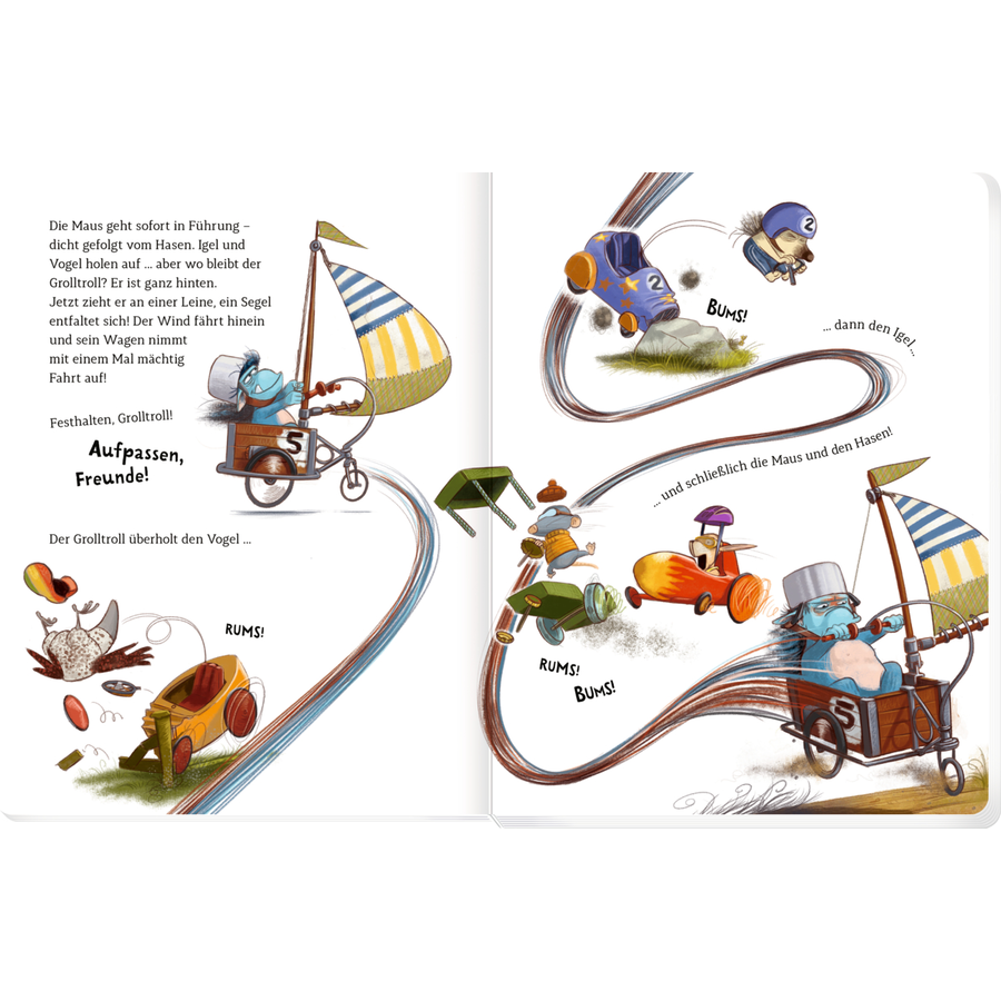 COPPENRATH Der Grolltroll ... will Erster sein! (Pappbilderbuch)