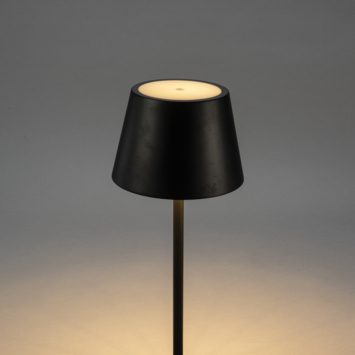 KonstSmide vloerlamp Pomezia Medium 5W oplaadbare LED verlichting zwart