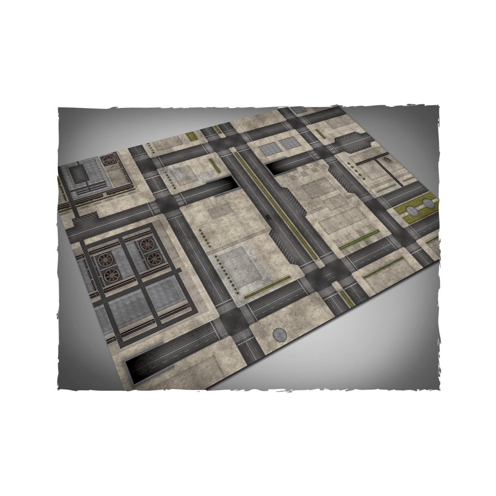 Terrain Mat Mousepad - Cityscape - 120x180