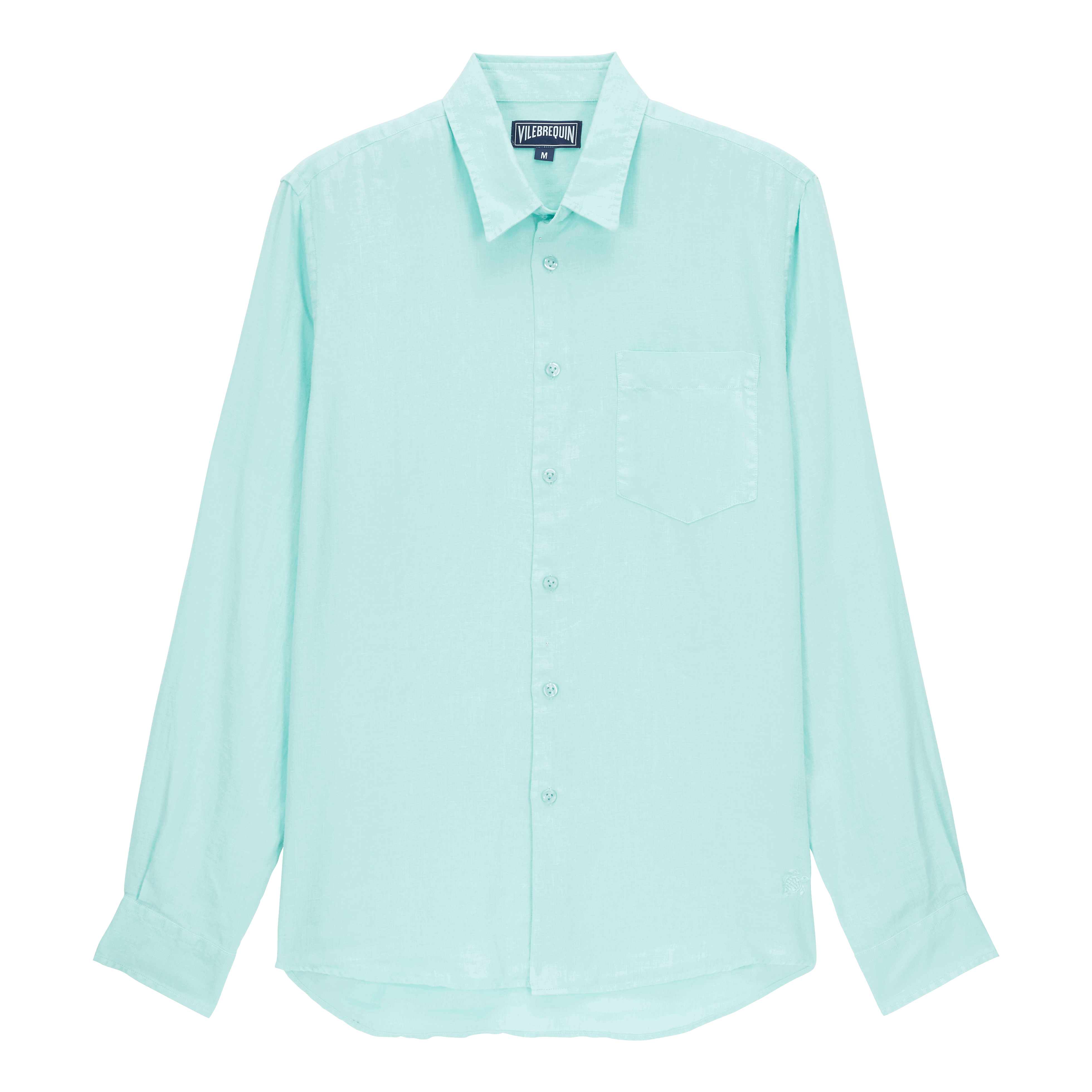 Chemise en lin homme unie