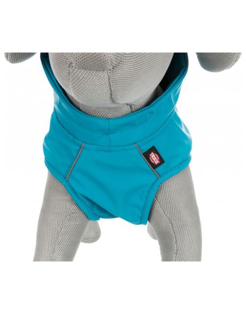 Trixie Regenjas Vimy Turquoise - Hondenkleding