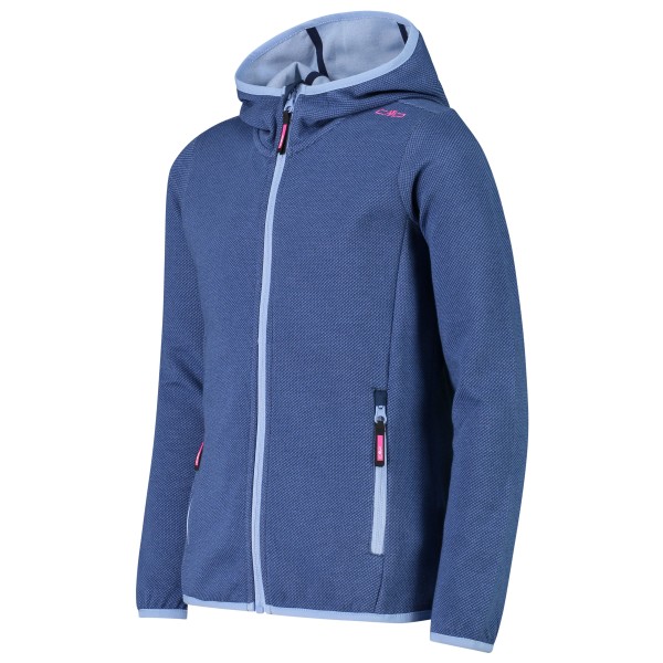 CMP - Girl's Jacket Fix Hood Jacquard Knitted - Veste polaire
