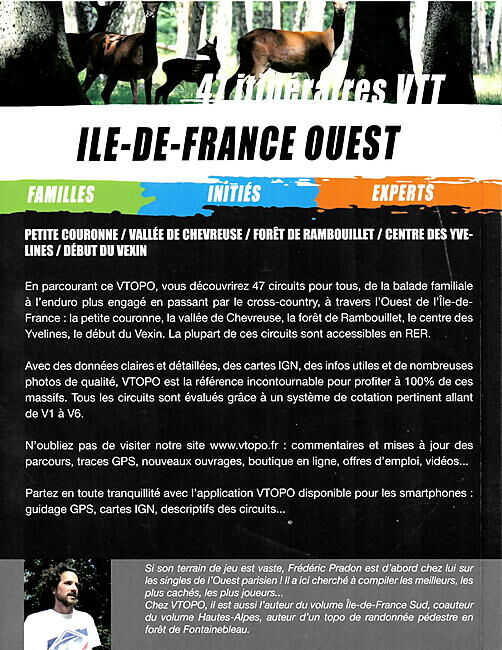 VTOPO - VTOPO ILE DE FRANCE OUEST 47 CIRCUITS VTT