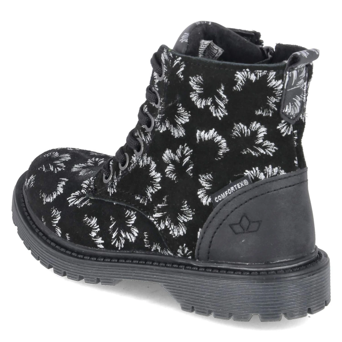 LicoSchnürboots MALATI - schwarz/silber