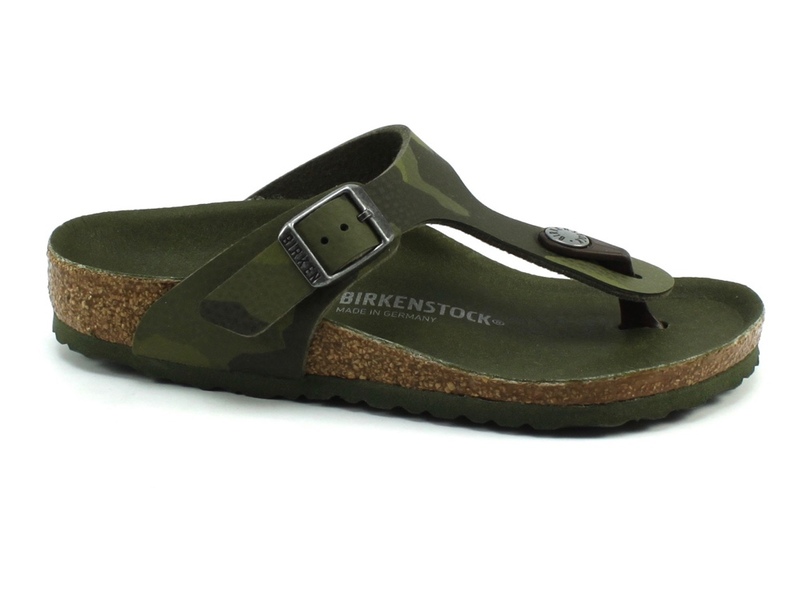 Birkenstock Gizeh Kids BS Desert Soil Camouflage Green