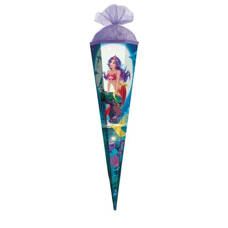 Roth Schultüte, Magische Meerjungfrau, 50 cm, eckig