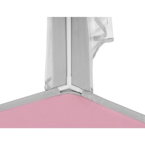 Barnetelt grå og rosa Kruzzel 23476
