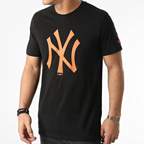 Tee Shirt MLB Seasonal Team Logo New York Yankees 12869852 Noir