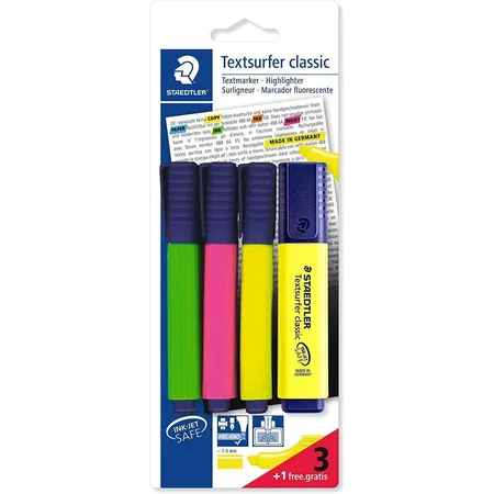 STAEDTLER® Textsurfer classic 3 Stück + 1 gratis