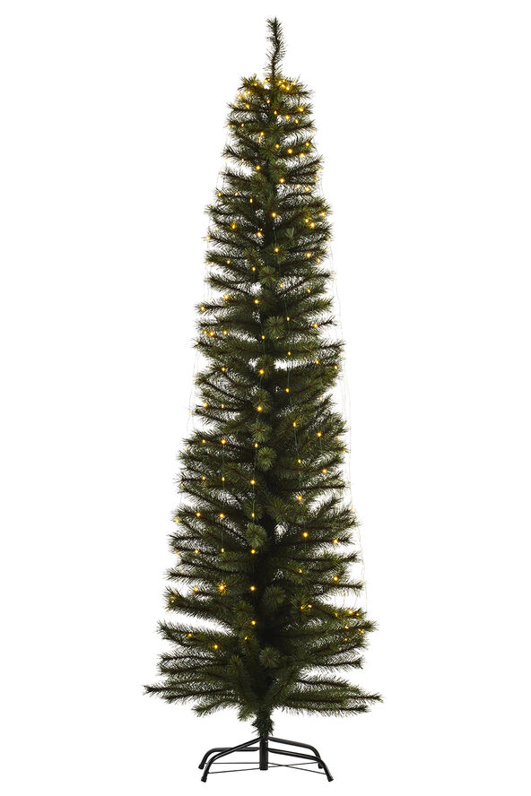 Sirius Alvin Træ, H2,1m 3m, 273L, Grøn Led: warm white cord: green