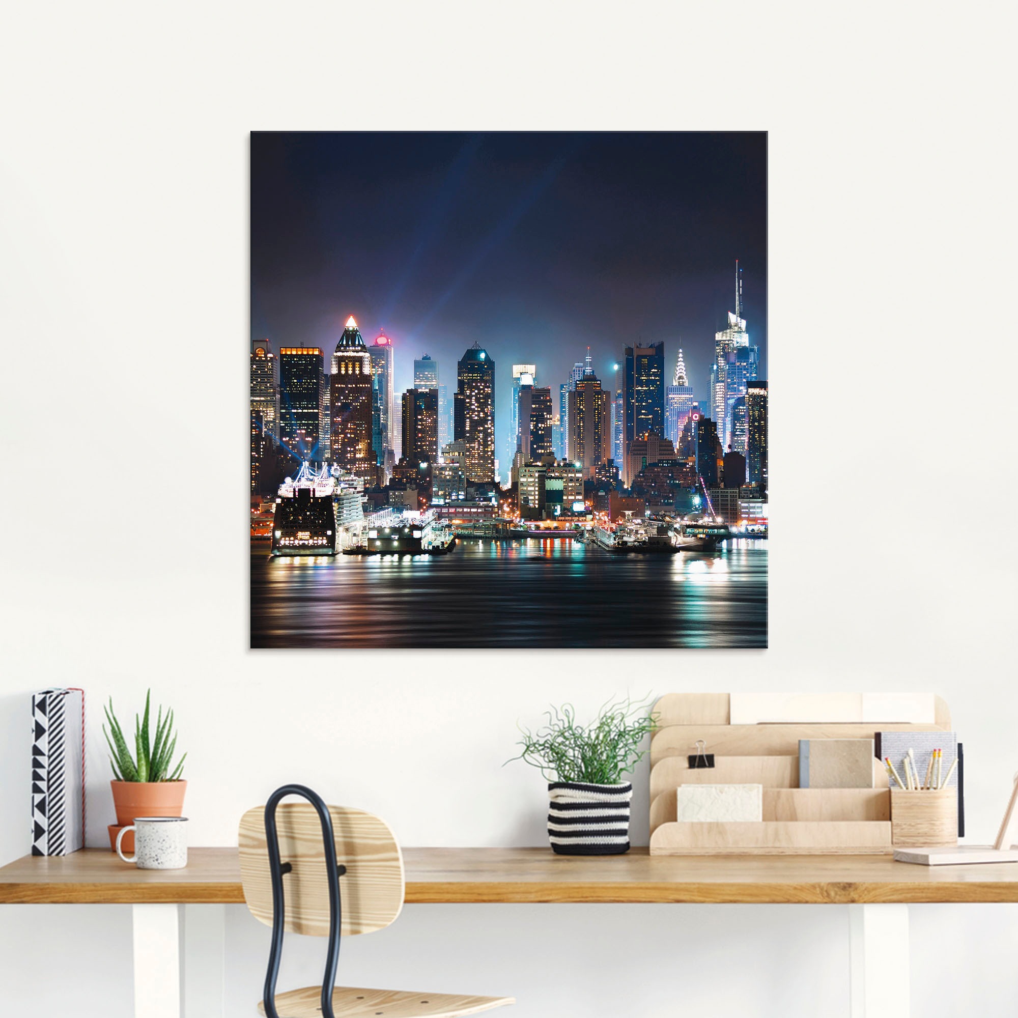 Artland Glasbild »New York City Times Square« Amerika 1 Stk. tlg. in verschiedenen Grössen