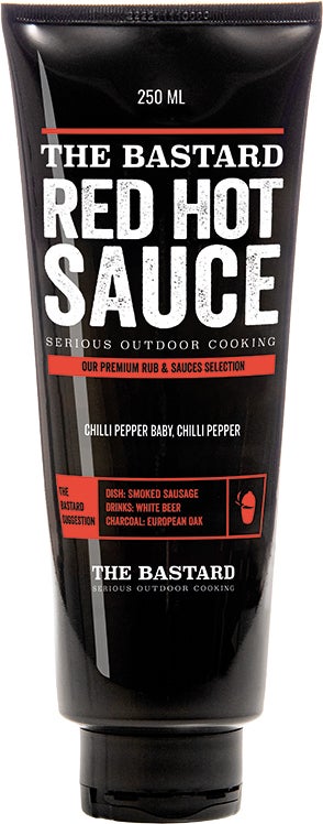 The Bastard barbecuesaus Red Hot Sauce 250 ml