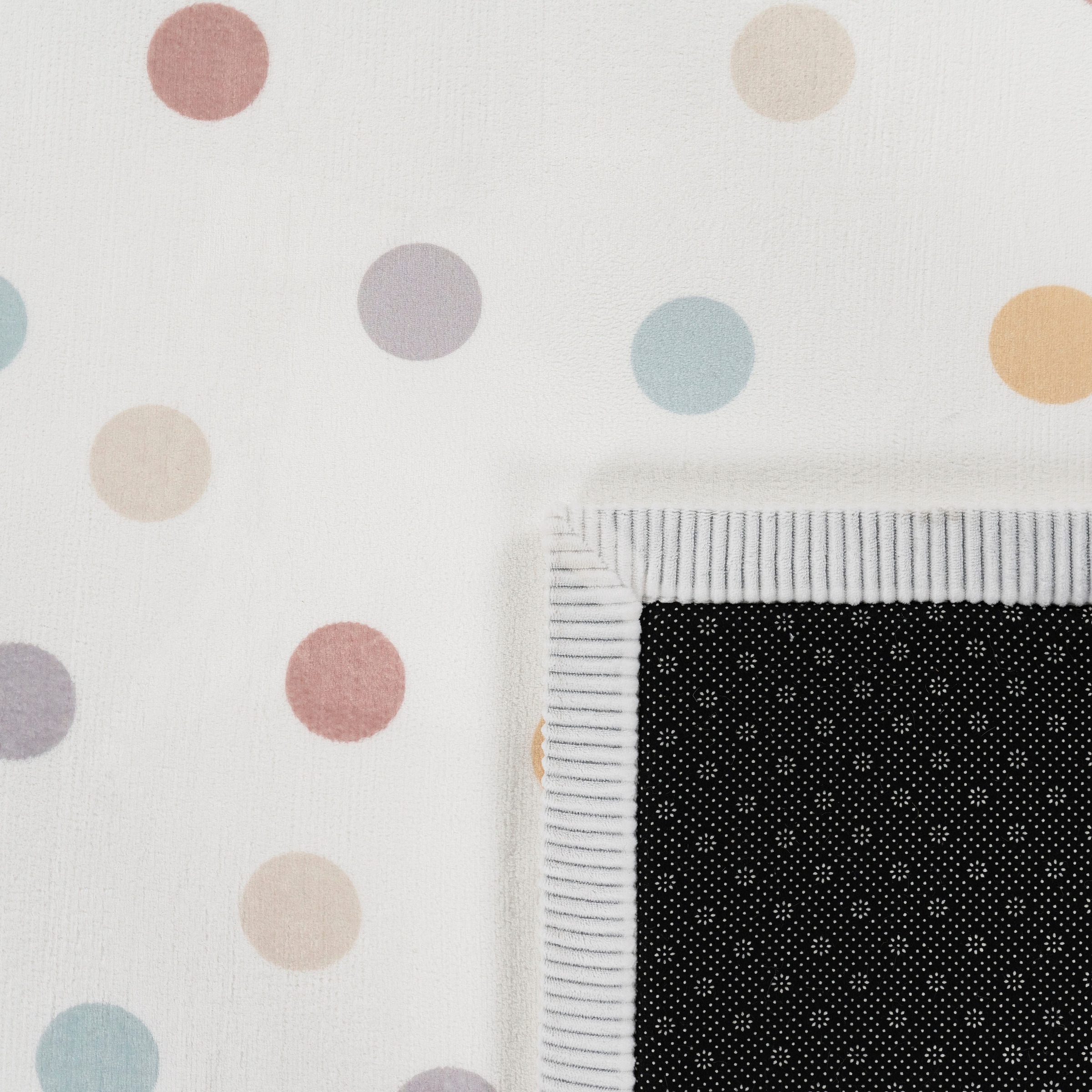 Paco Home Kinderteppich »Emilia 351« rechteckig 24 mm Höhe Kurzflor, gepunktet, sehr weicher Flor