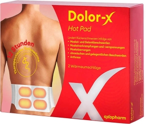Dolor-X Hot Pad Wärmeumschläge, 2 Stück