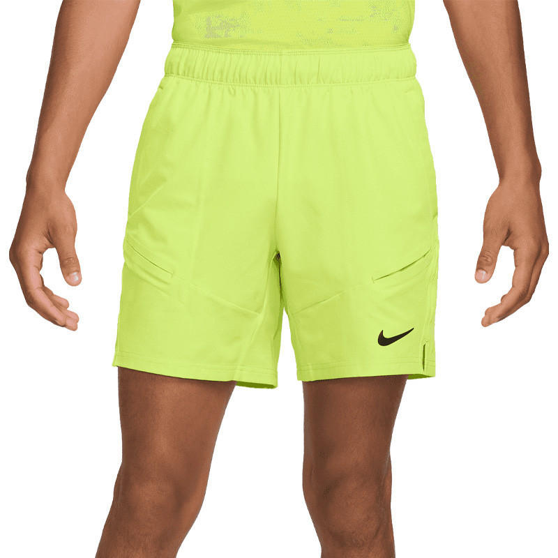 Short tennis Nike Flex 7 Advantage jaune fluo