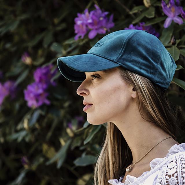 Baseball Cap Kentucky Velvet Middengroen