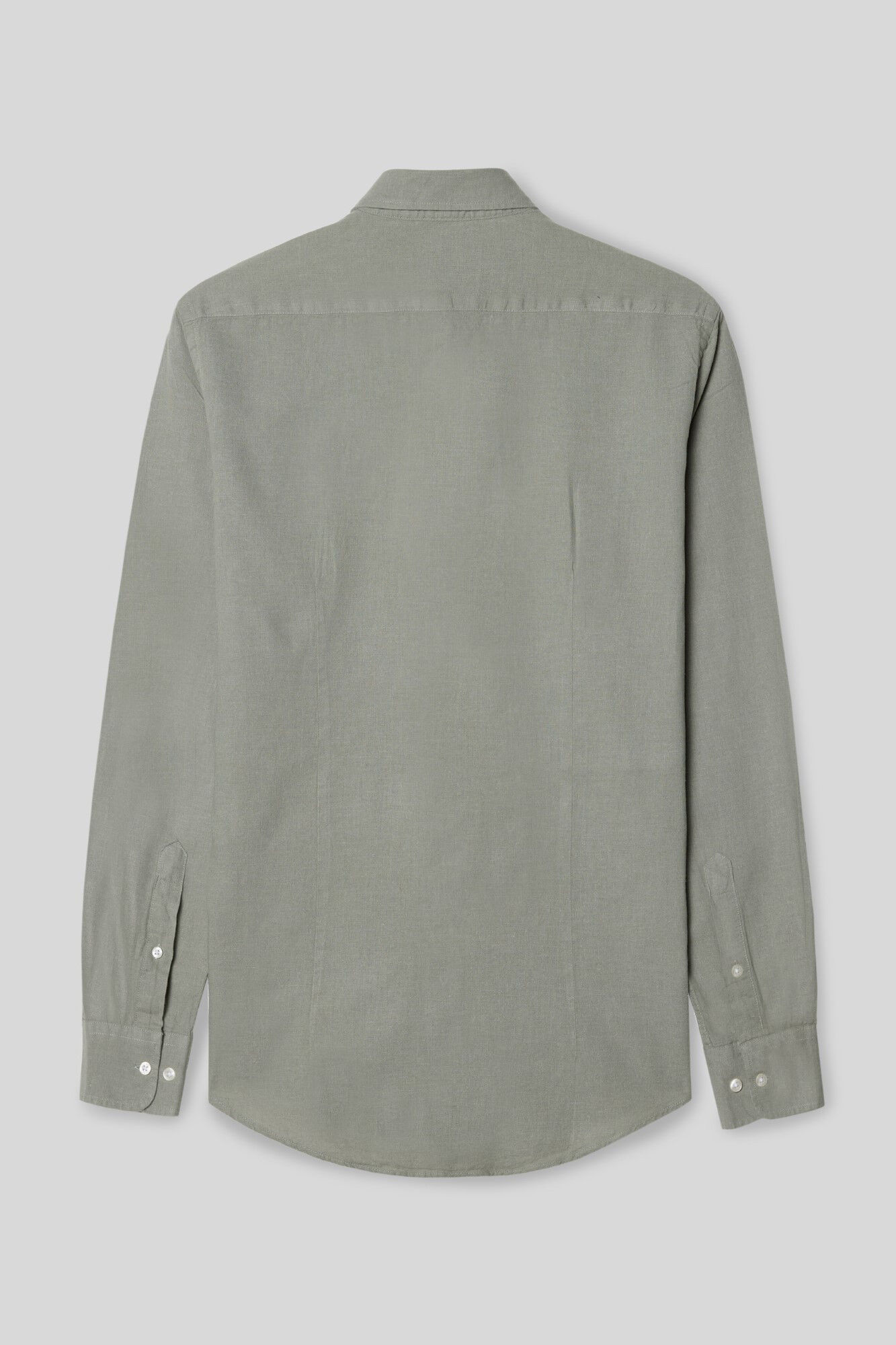 Camisa esportiva tingida de verde claro - Cáqui