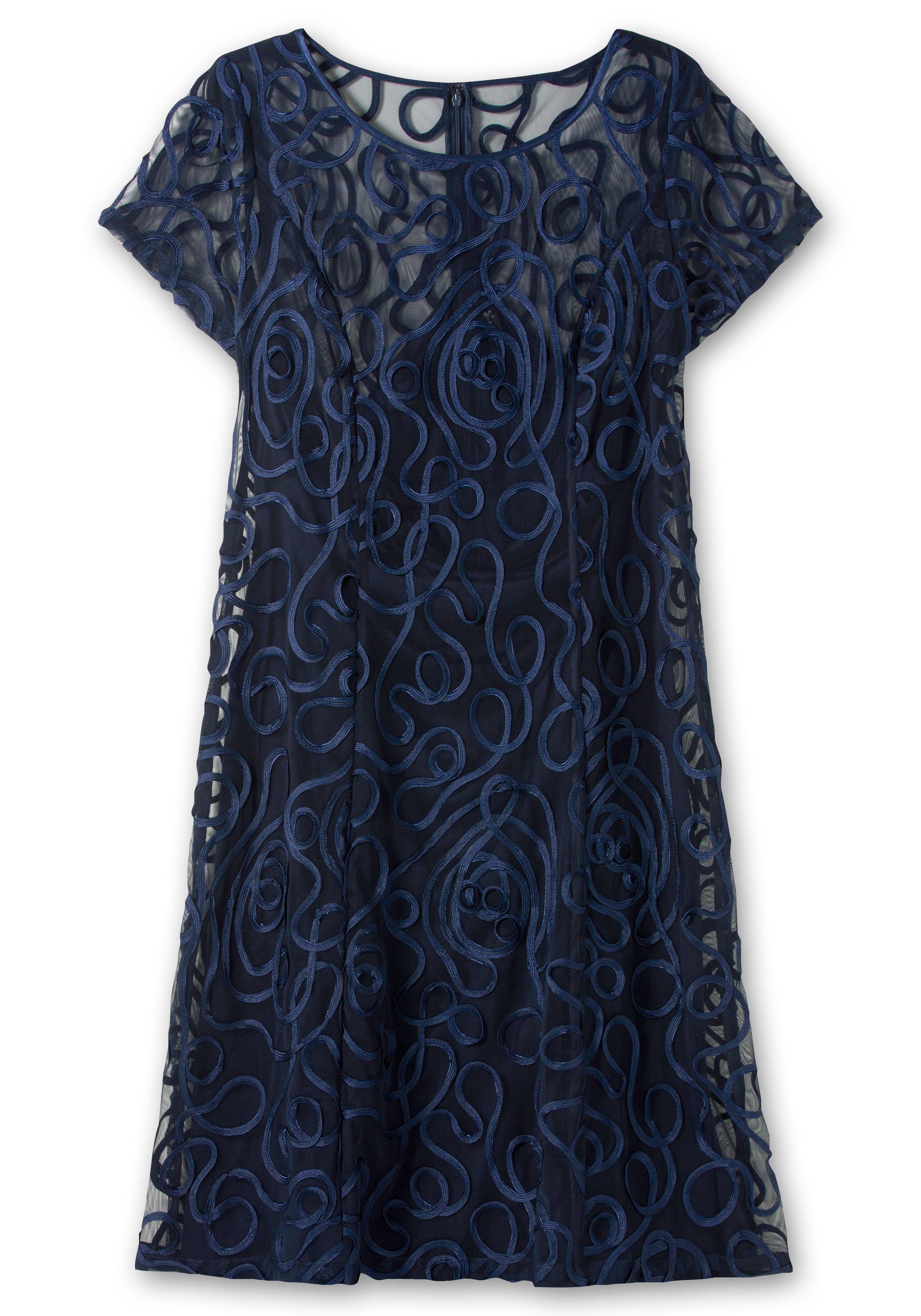 Cocktailkleid mit Zierborten