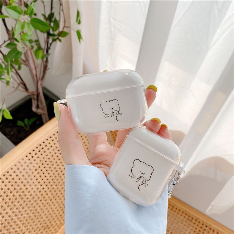Telefoon in de behuizing - AirPods-hoesje