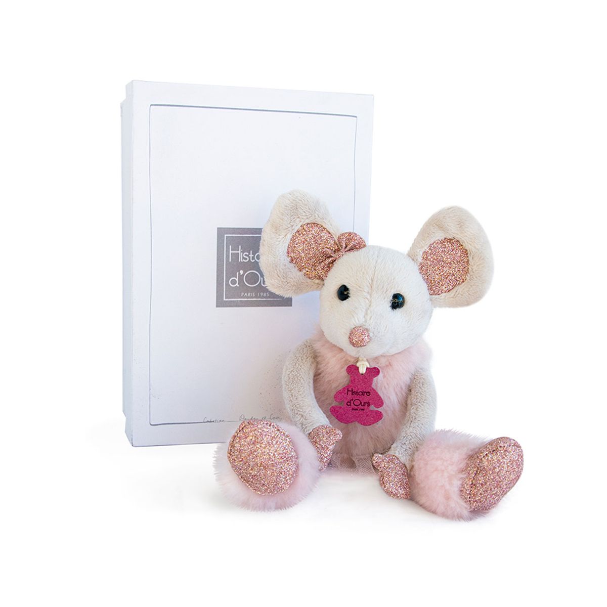 Peluche Girls & Glitter : Souris étoile 25 cm