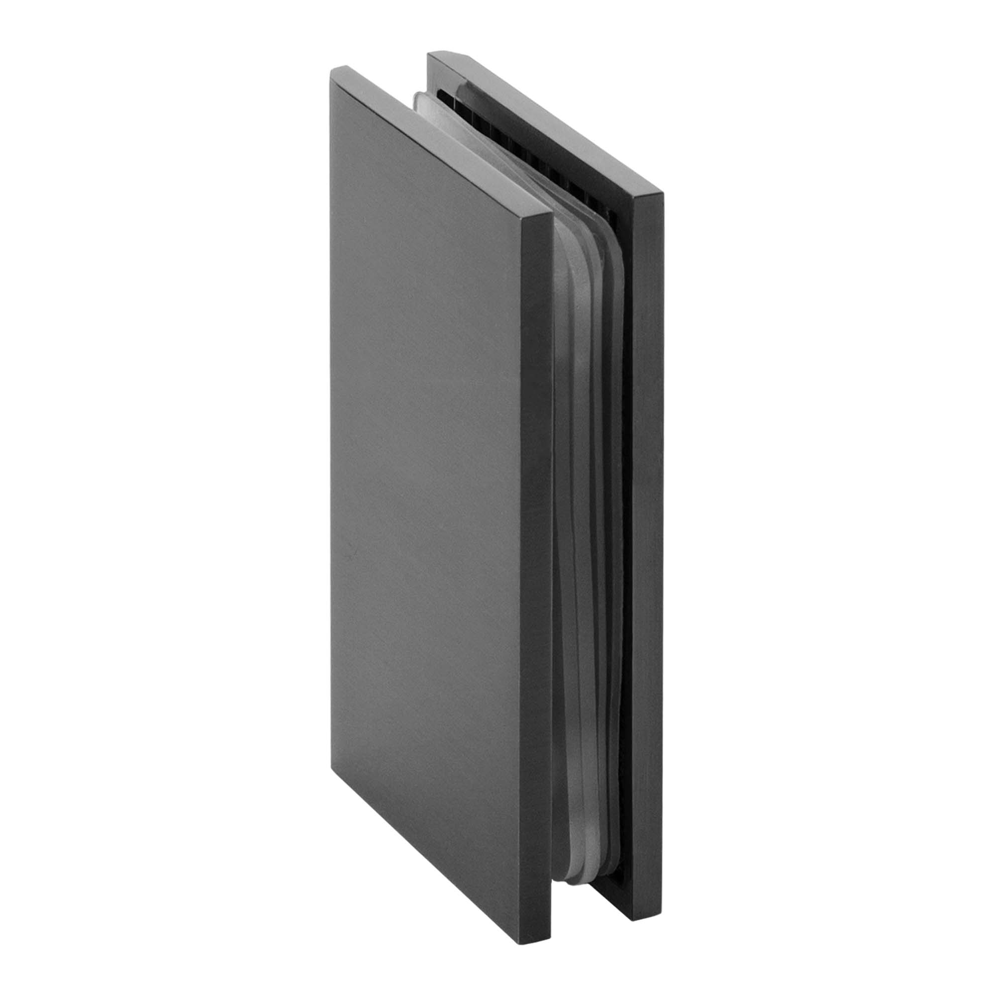 Brauer JC profielloze nisdeur 180cm met 60cm deur gunmetal geborsteld