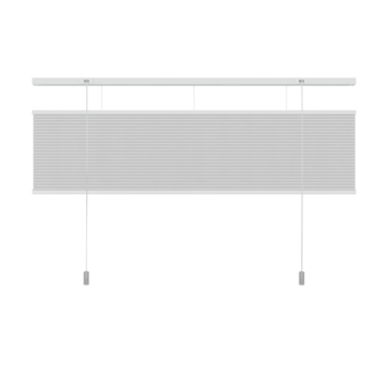 KARWEI dubbel plisségordijn lichtdoorlatend wit (kleurnr. 6001) 180x180 cm (bxh)