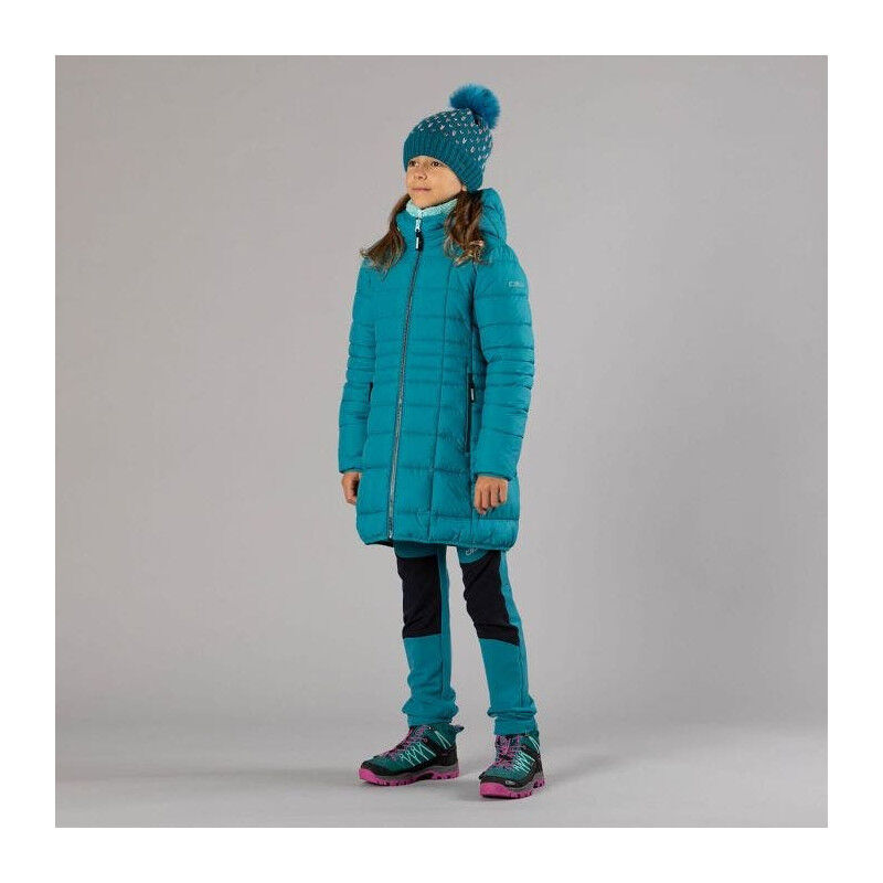Girl's padded coat with hood - Parka enfant