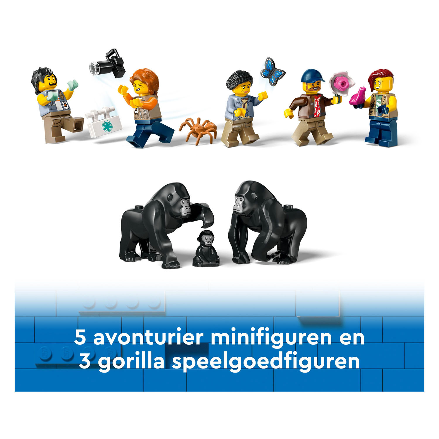 LEGO City 60437 Jungleonderzoekers: Helikopter Bij De Basis