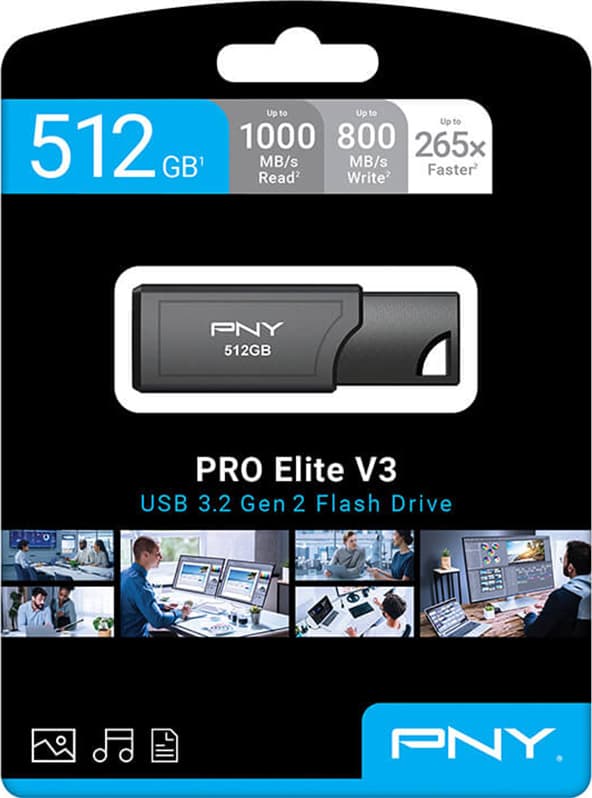 PNY PRO Elite V3 USB 3.2 Gen2 flash drive 512 GB