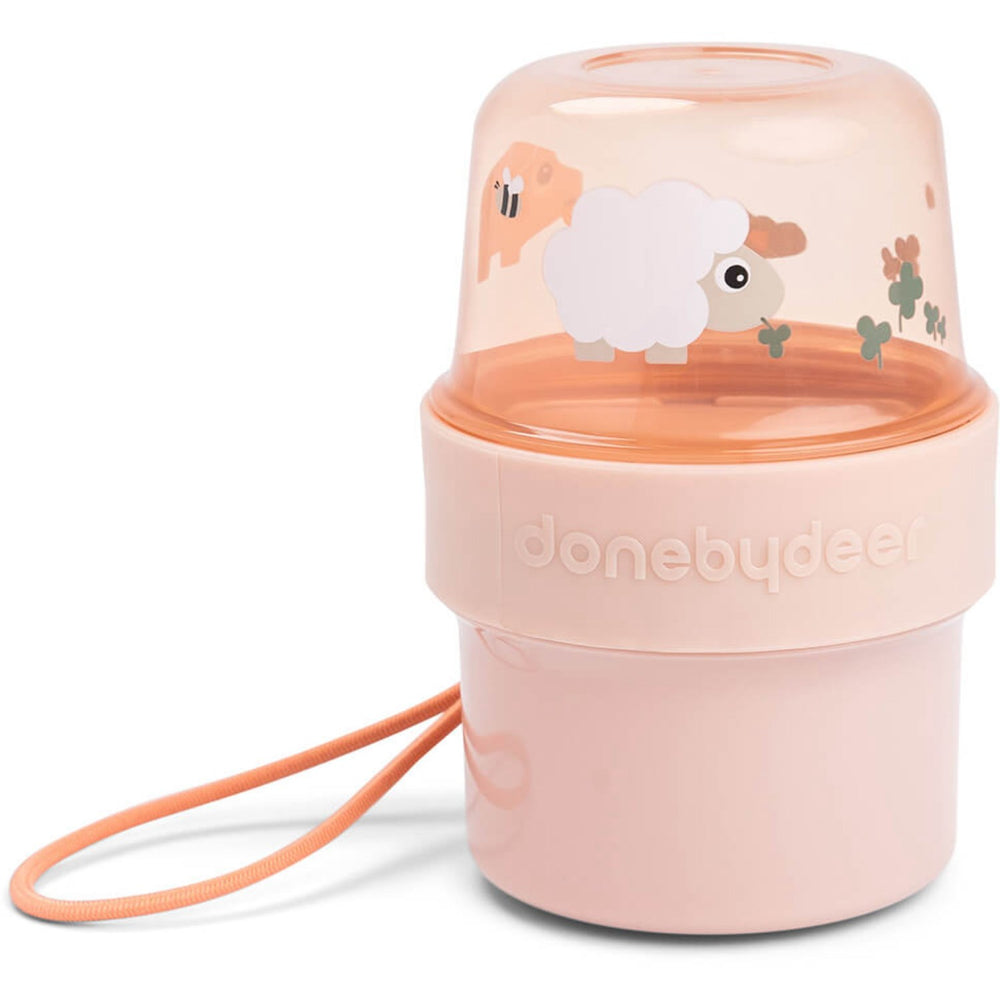 Køb DonebyDeer Pudder To go 2-way snackbøtte S Tiny farm