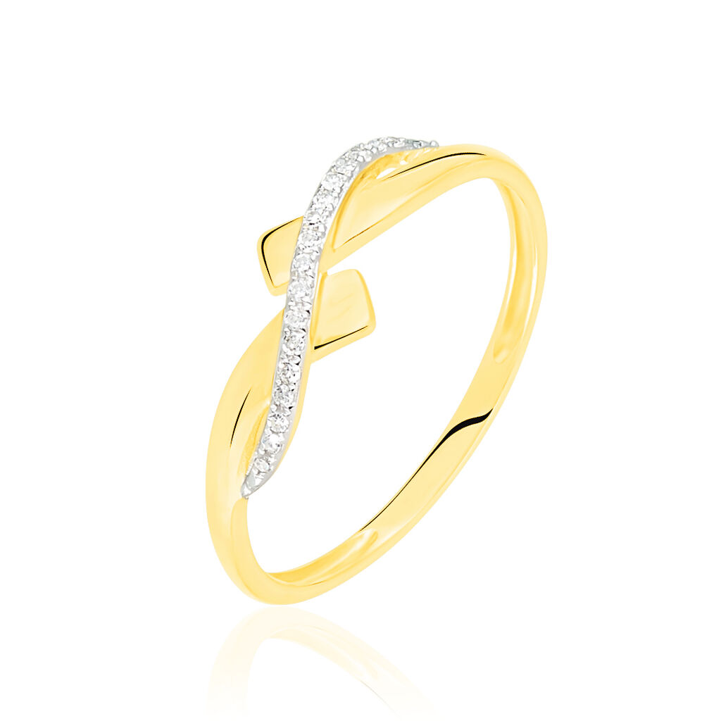 Bague Beata Or Jaune Diamant