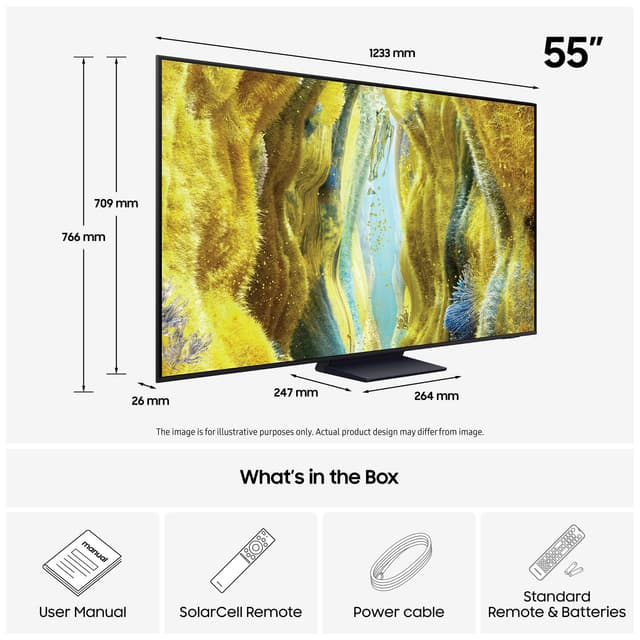 Samsung 55” QN77F Neo QLED 4K Edge MiniLED Smart TV (2025)