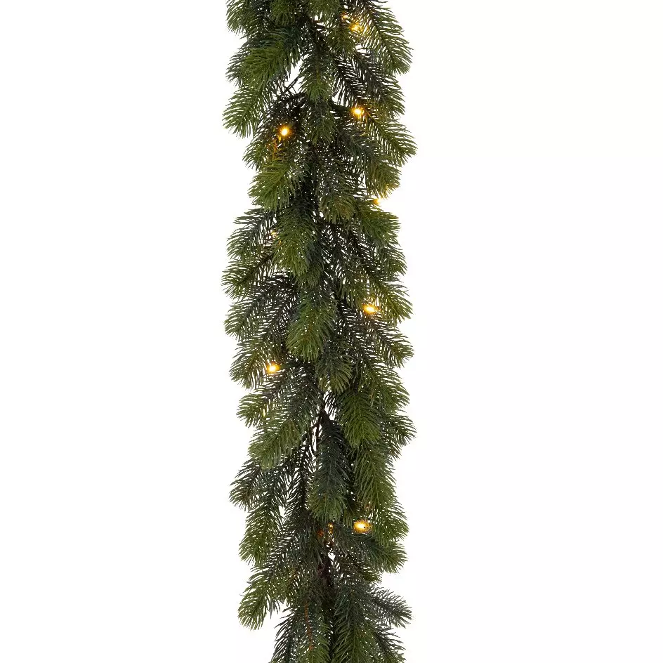 Guirlande de sapin lumineuse 35 LED (180 cm) Winnipeg Blanc chaud