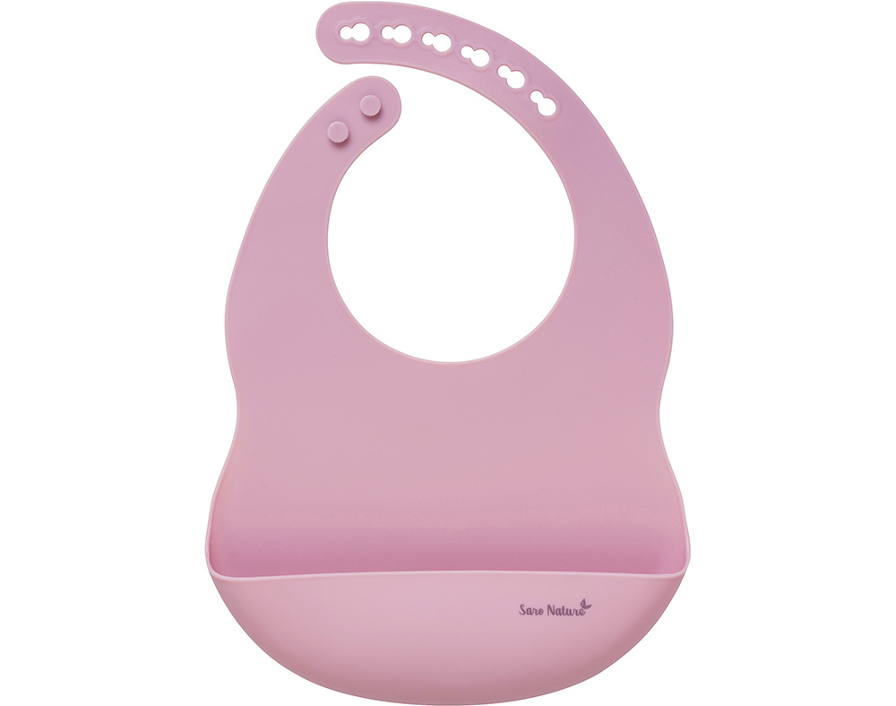 BABETE DE SILICONE SARO ROSA 1 UN