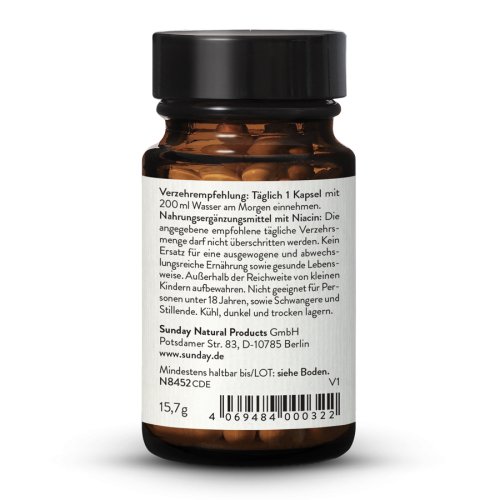 Sunday Natural Products  Original Niagen ®300Nicotinamid-Ribosid
