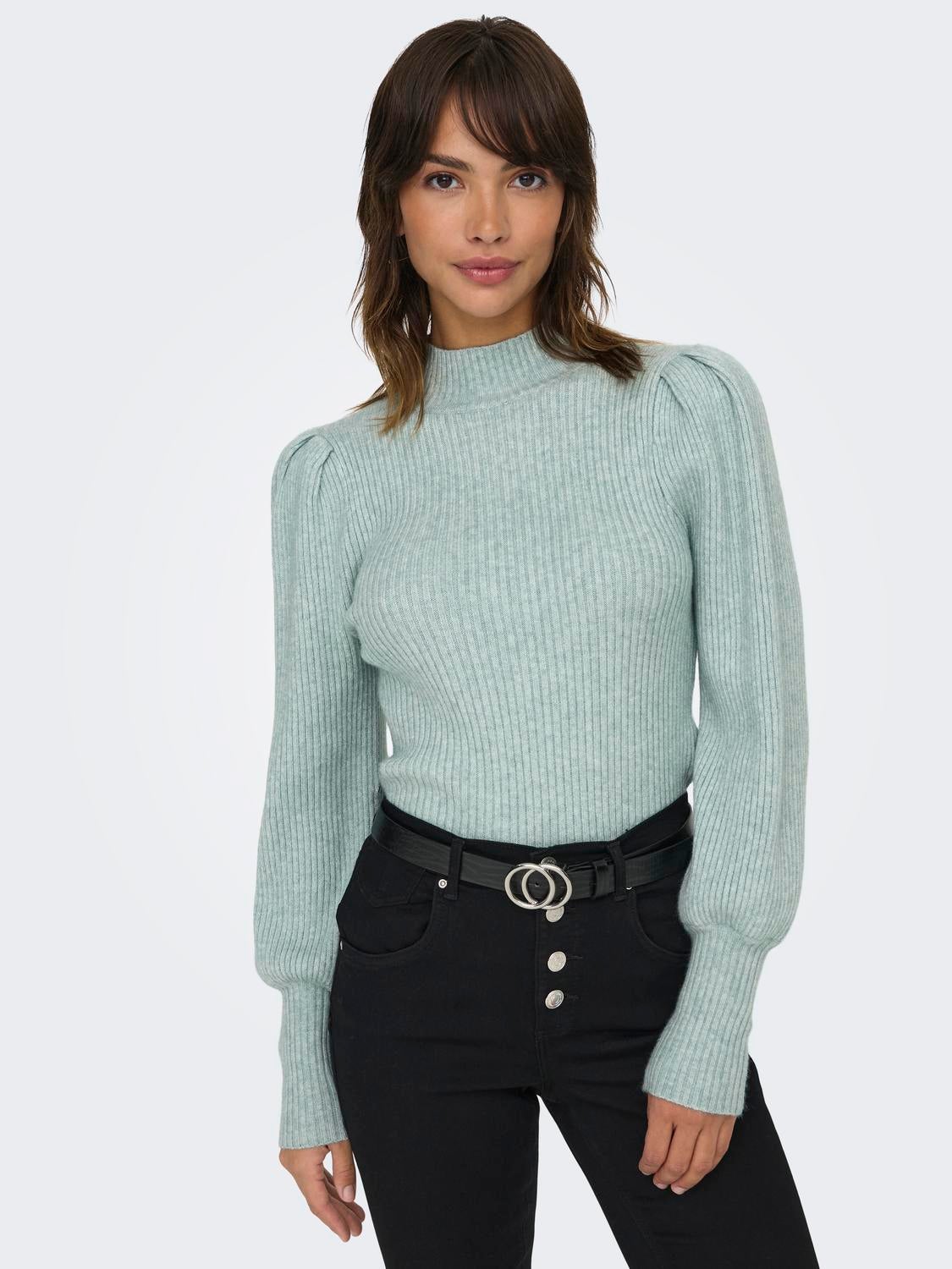 ONLKATIA Strickpullover Gray Mist