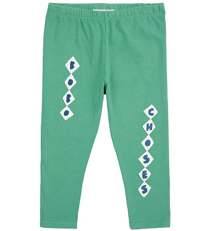 Bobo Choses Leggings - Diamonds -  Grøn